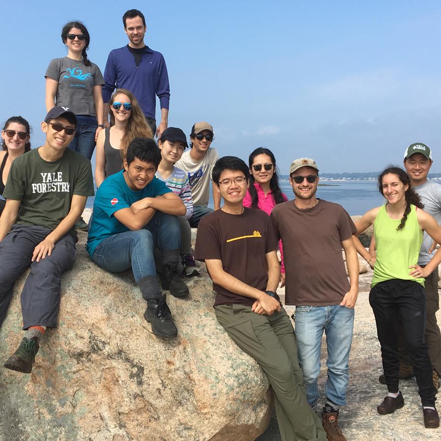 Yale School of the Environment Students at Horse Island
