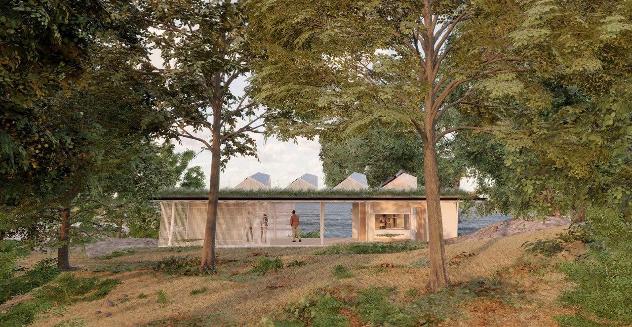 Rendering of The Pavilion at Horse Island