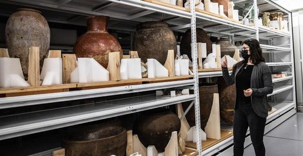Taino artifacts in collections storage