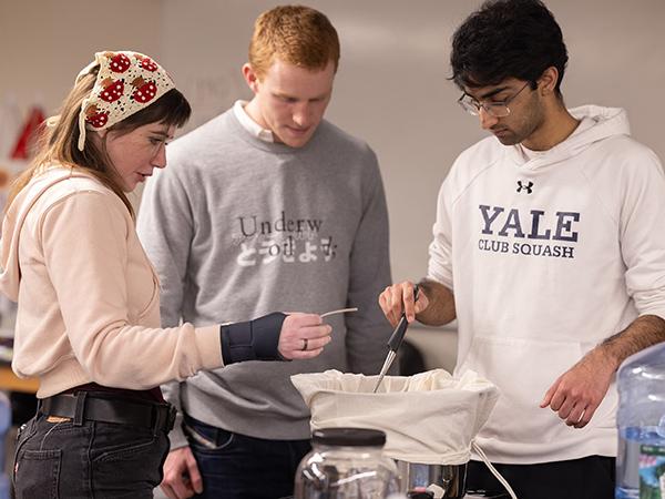 Students brewing